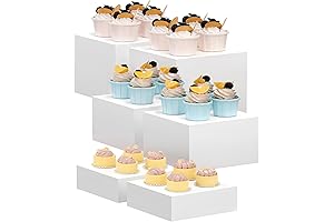 White Acrylic Food Risers: Elevate Your Culinary Creations