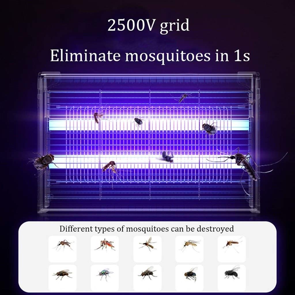 Trampa para Mosquitos Lámpara para Mosquitos Repelente de Mosquitos eléctrico Repelente de Insectos LED Lámpara para Mosquitos con Ahorro de energía Lámpara para Matar Mosquitos LED (2w)