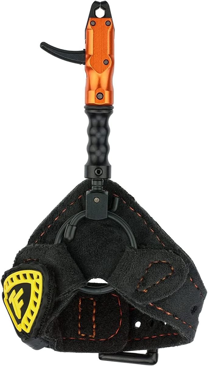 Spark Youth Buckle Foldback Archery Bow Release - Adjustable Black Strap for Smaller Wrists