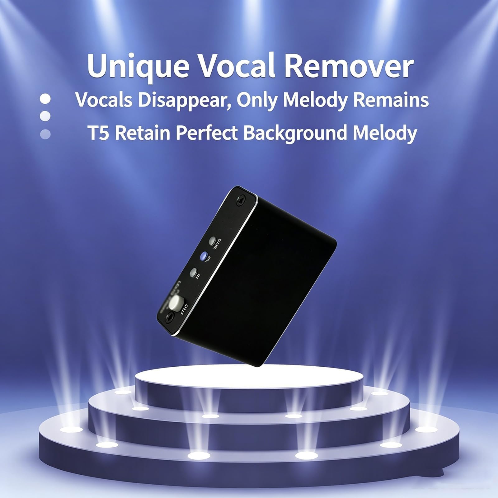 Audio Vocal Remover, Karta Dźwiękowa, Przetwarzanie DSP | Procesor redukcji głosu, separacja audio, połączenie OTG AUX, do tworzenia muzyki na telefonie PC i transmisji na żywo