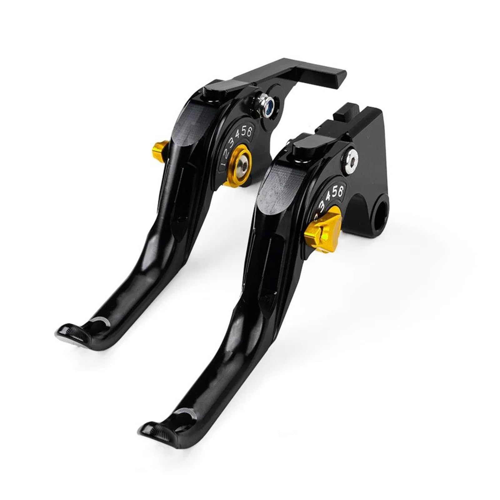 Usqbuzhhk Gold Brake Clutch Lever Motorcycle Adjustable Handlebar Brake Clutch Lever 2026 For Ninja 650 500 Z650 Z500(Gold)