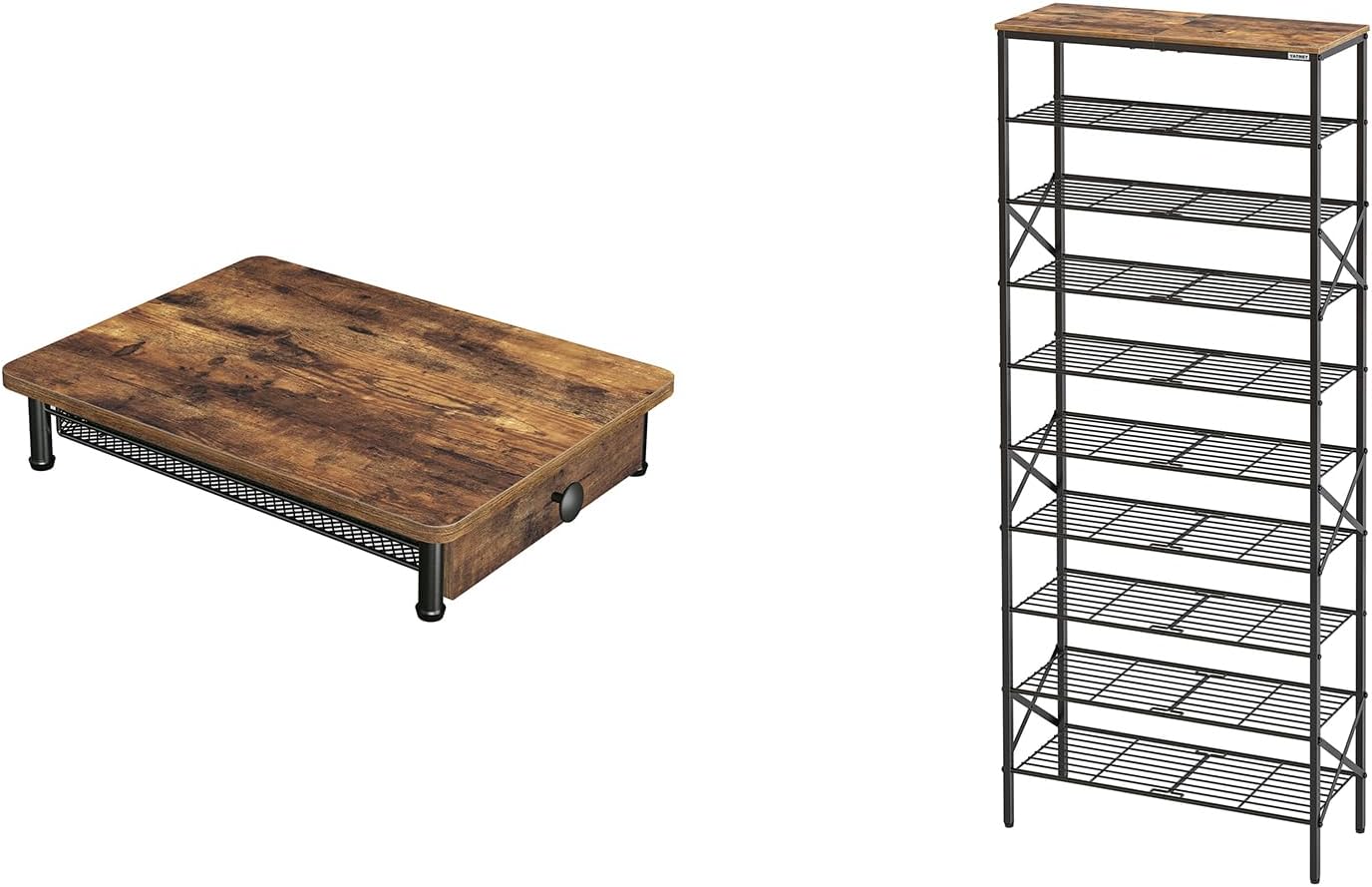 Coffee Pod Drawer Holder, Coffee Pod Drawer for K Cup, Sturdy and Stable, for Entryway, KH08BRG1-SS10BR