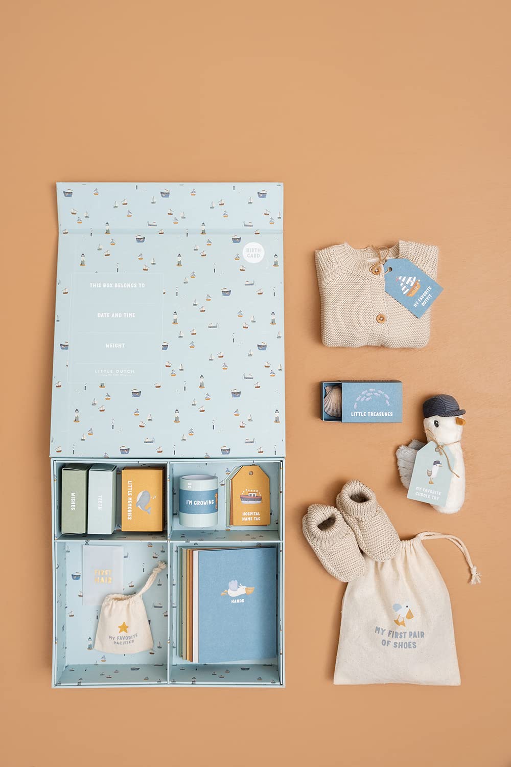 Little Dutch 4749 Erinnerungsbox - Sailors Bay blau