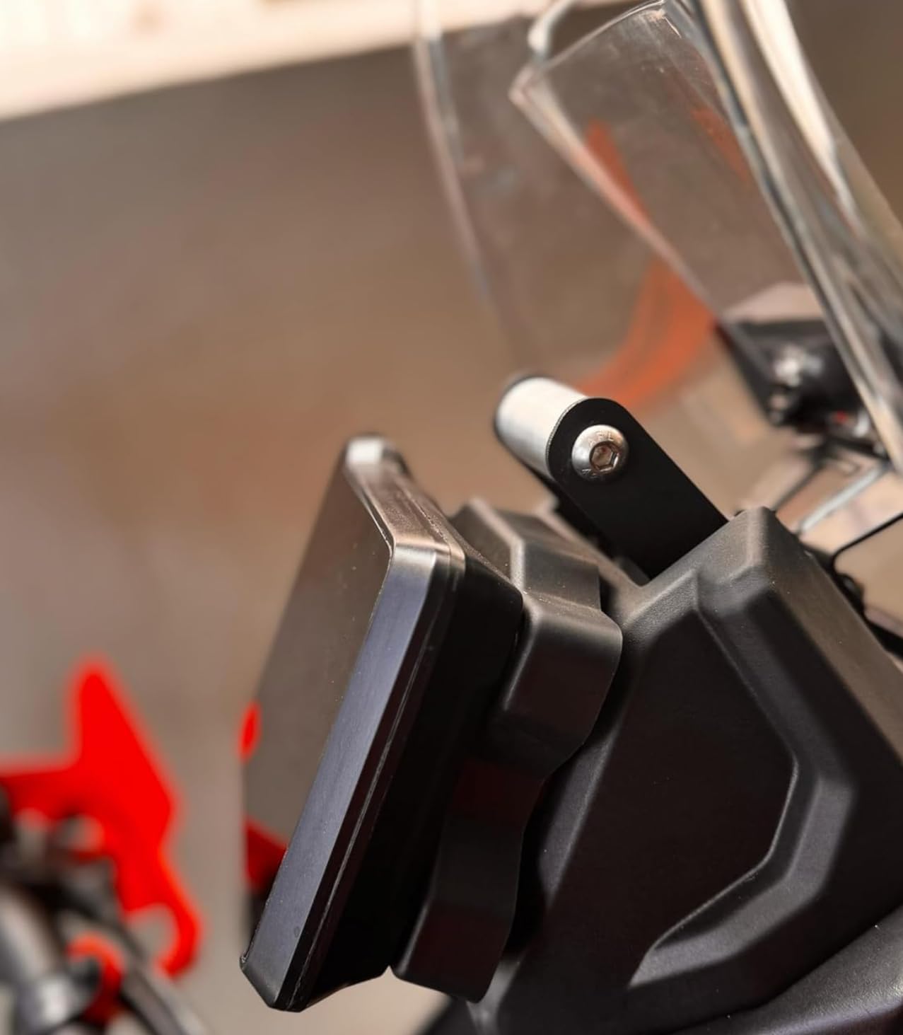 RoadRash GPS Mount Mobile Holder Mount for KTM Adventure 390/390 S X 2025+ Black