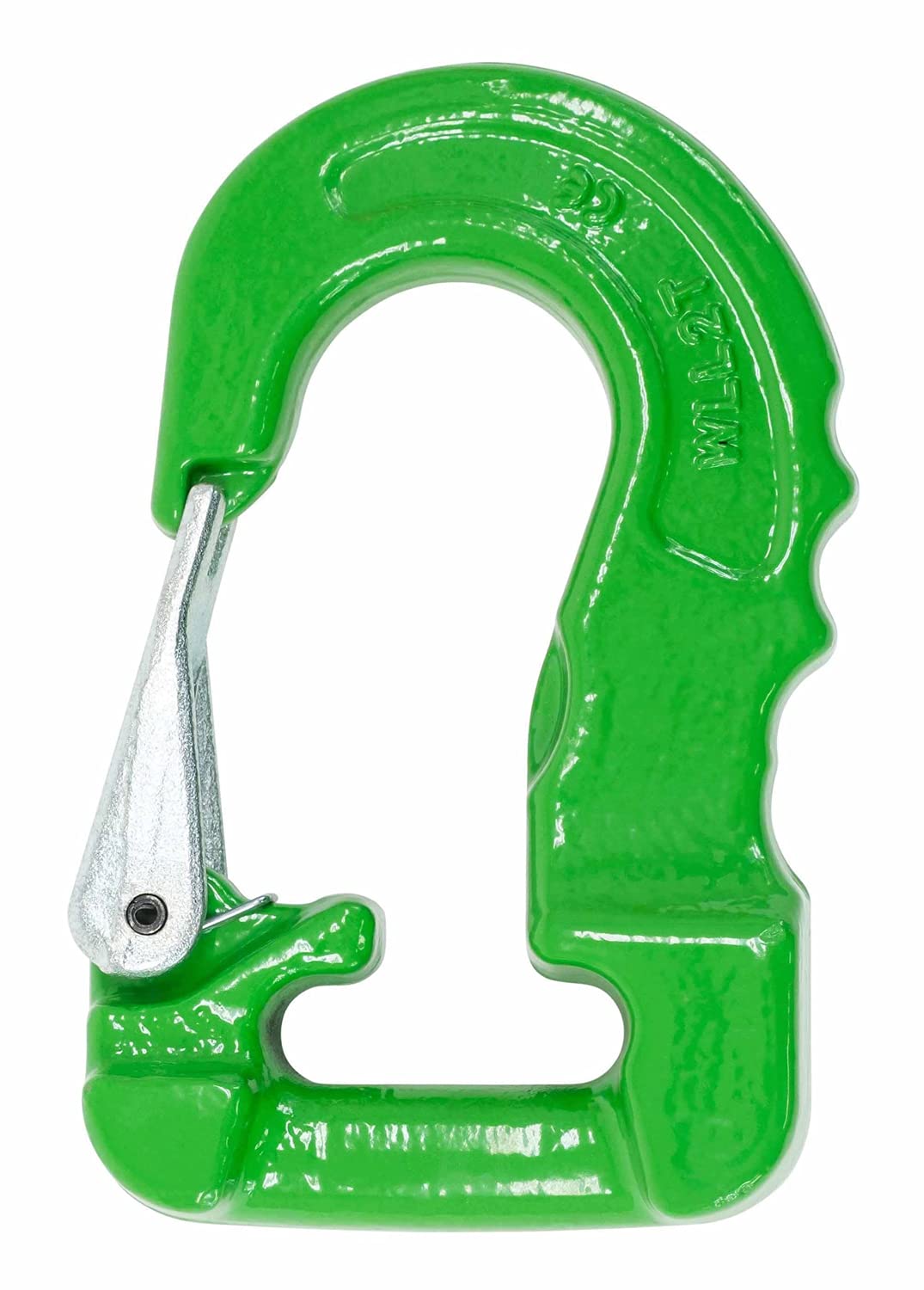 Mytee Products Endless Round Sling 4' Green w/Hook Combo, 5300 lbs WLL Crane Rigging Hoist Wrecker Recovery Towing