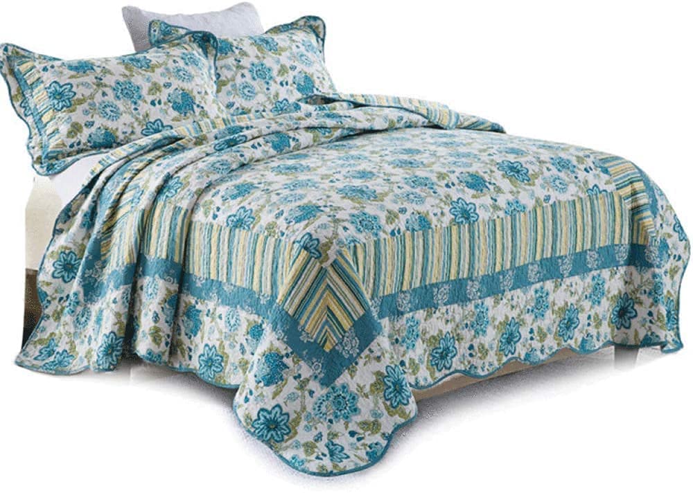 Housse de couette Queen Size en coton matelassé de qualité hôtelière supérieure