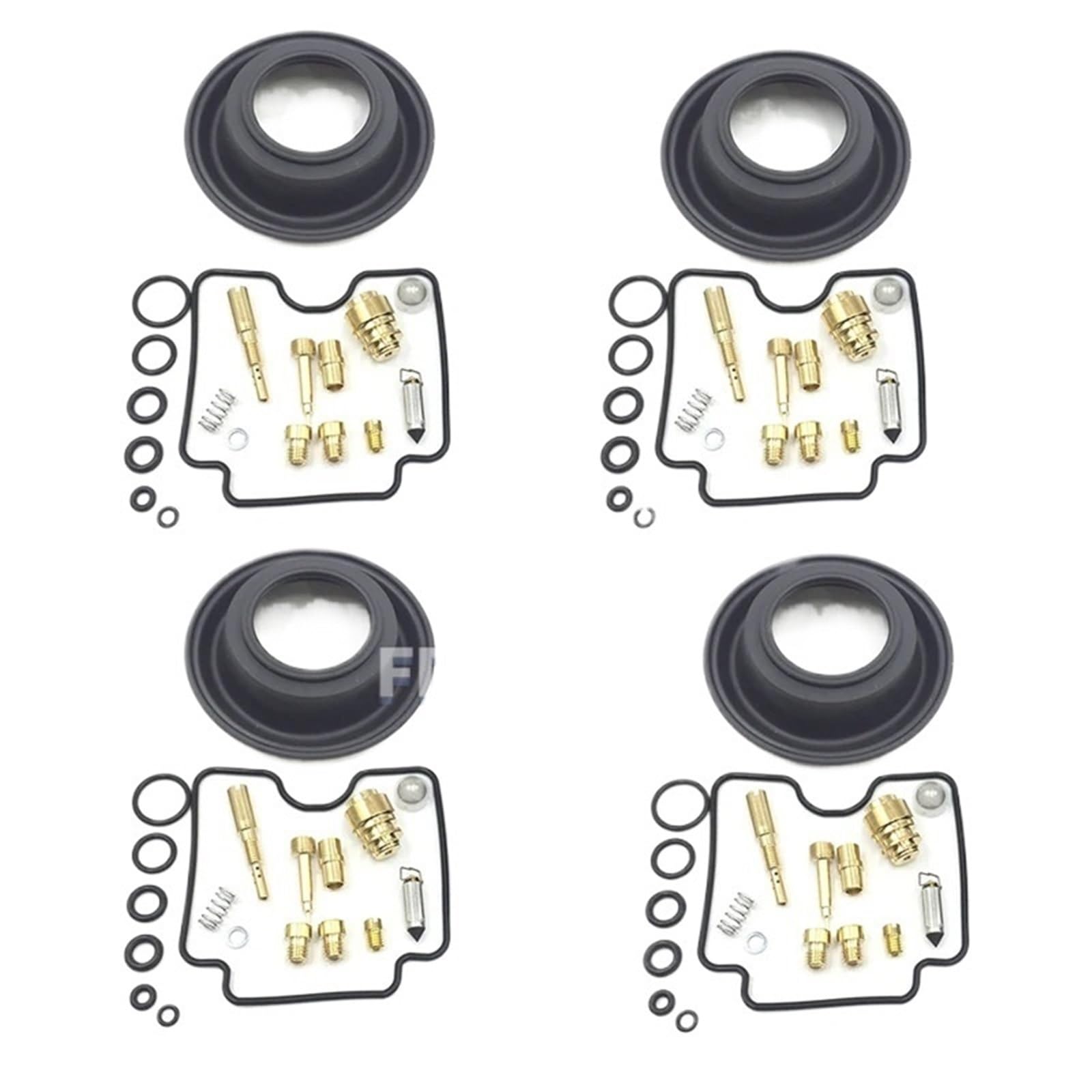 Narzędzie do regulacji 4 x pasuje do Yamaha FZS 600 Fazer 1998-2003 FZS600 Carb Zestaw naprawczy membrany gaźnika Zestaw Naprawczy Gaźnika
