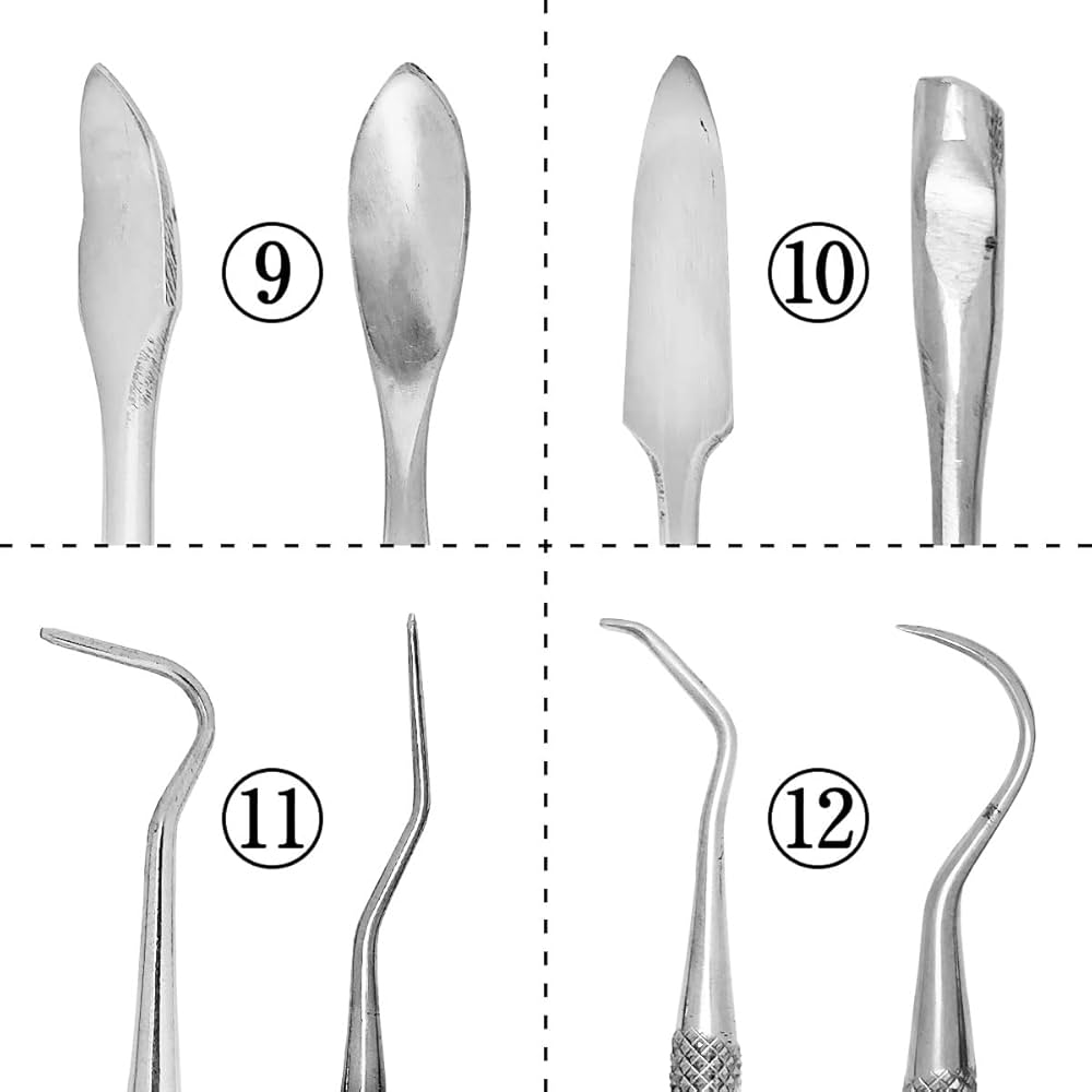【シーフォース製】ワックスモデリング用 スパチュラ 工具セット ワックスモデリングキット | ワックス・鋳造,ワックス,アソート