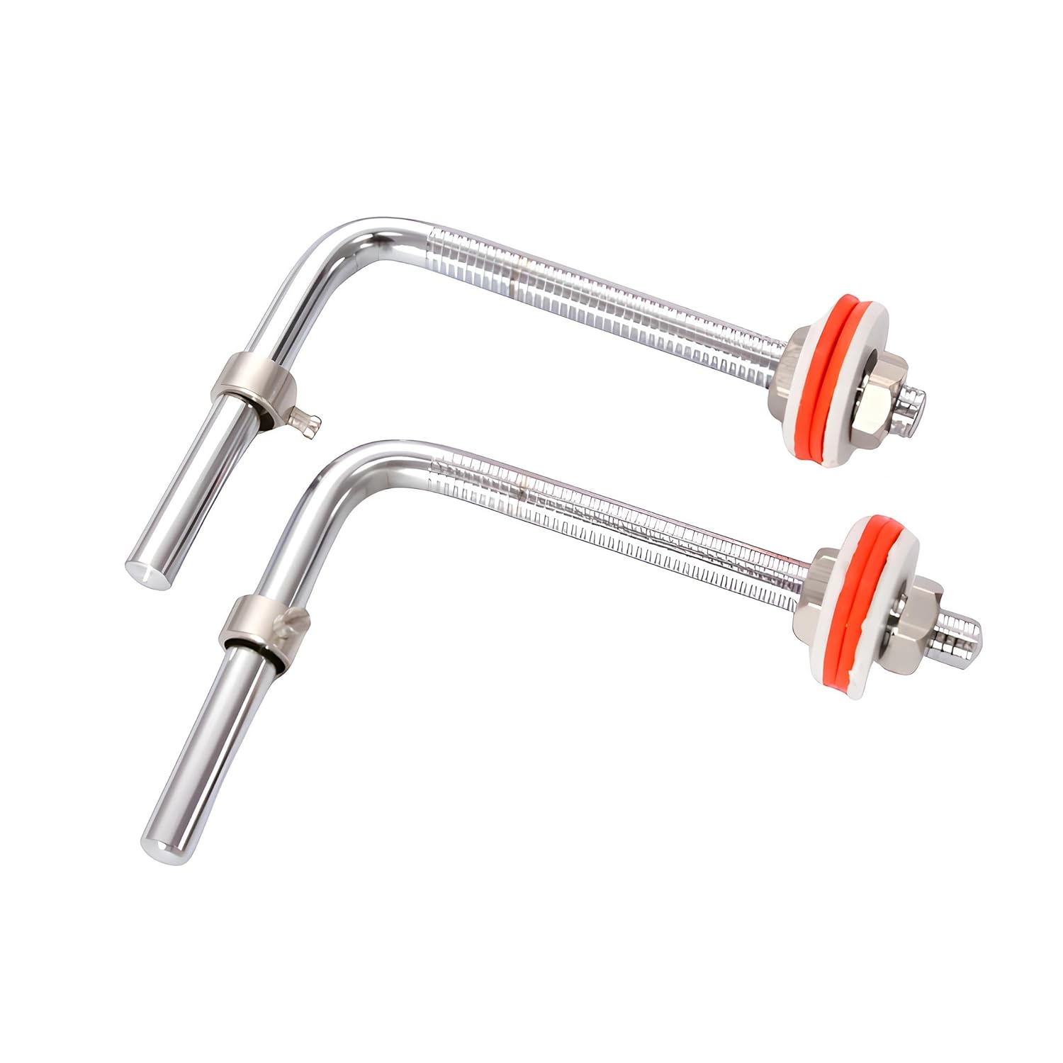 NEW WARE® Stainless Steel Seat Cover Screw Hinges L Type for European