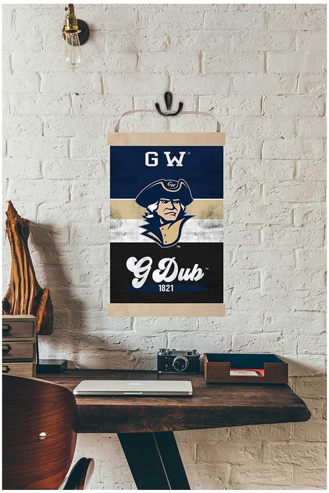 KH Sports Fan Reversible Banner Sign Retro Multi Color Ohio State Buckeyes