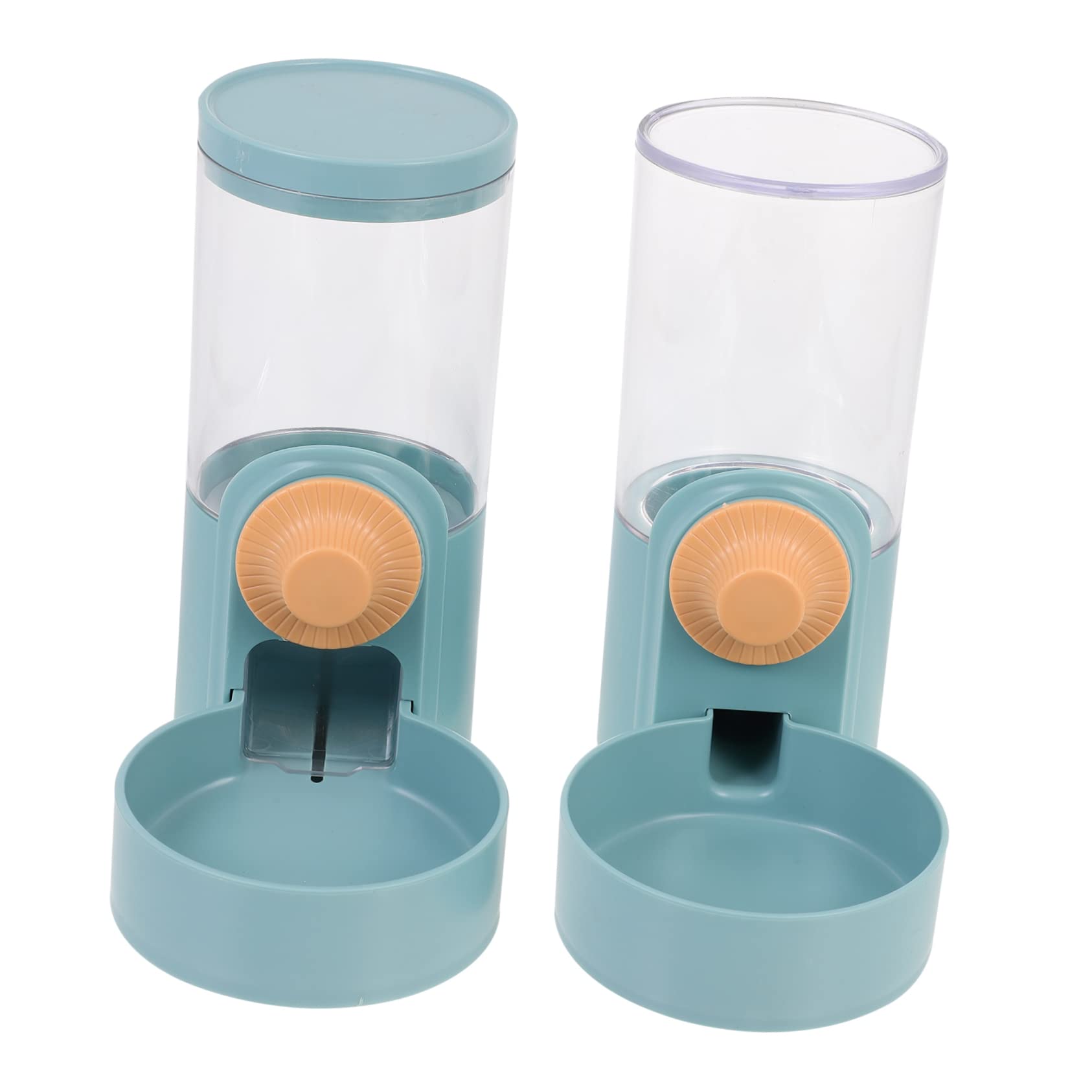 ifundom 2Pcs Automatic Gravity Pet Feeder Water Dispenser Hanging Cage Design for Cats Dogs Rabbits and Animals Convenient Food Water with Easy Installation