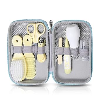 Amazon Com Baby Grooming Kit 8 In 1 Baby Hair Brush Nail Clipper Nose Cleaner Finger Toothbrush Nail Scissors Manicure Kit For Baby Care Keep Healthy And Clean Yellow Health Household Amazon Com Baby Grooming Kit 8 In 1 Baby Hair Brush Nail Clipper Nose Cleaner Finger Toothbrush Nail Scissors Manicure Kit For Baby Care Keep Healthy And Clean Yellow Health Household