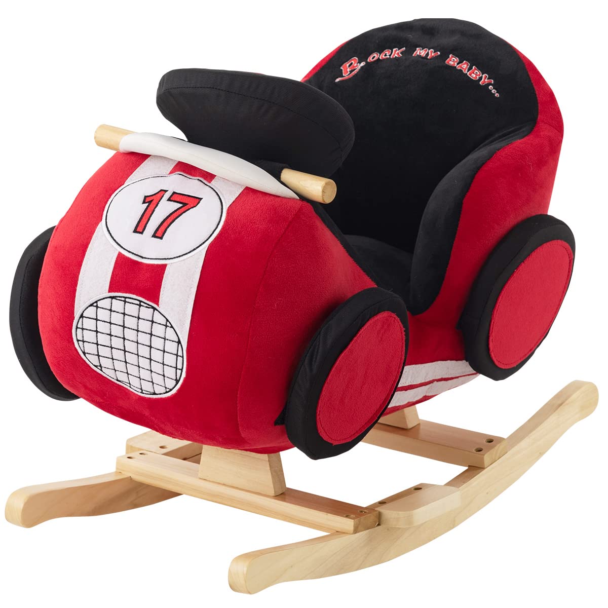 Amazon.co.jp: ぼん家具 ロッキングチェア 赤ちゃん 乗用玩具 くるま