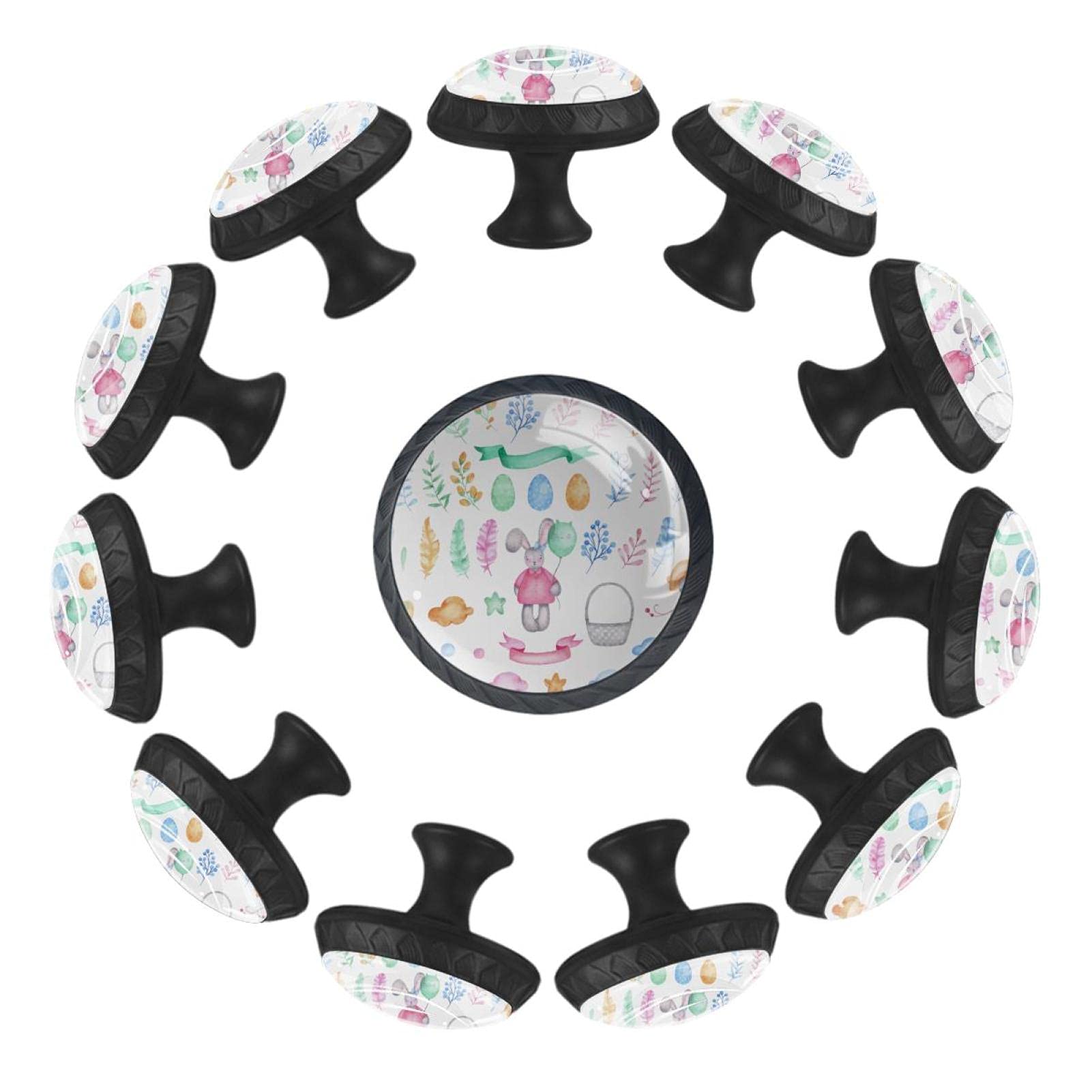 Boutons de meuble lapin de Pâques pour déco de crèche et chambre