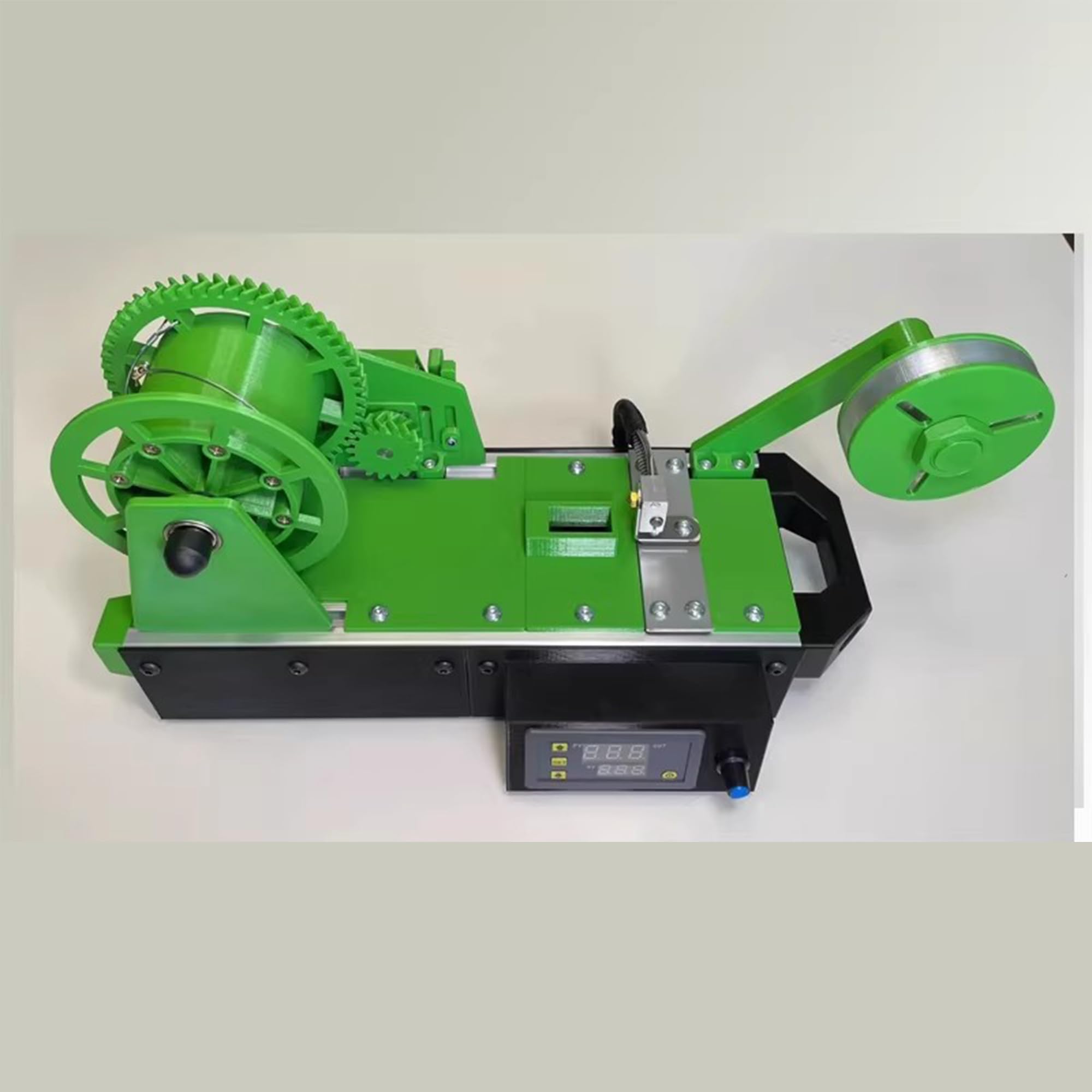 3d Recycled Pet Filament Maker Z Wyświetlaczem Cyfrowym, Regulowaną Temperaturą I Prędkością, Desktop 3d Printer Extruder, Plastic Bottle Recycler For Families & Diy Makers green