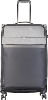 VIP Polyester Vapour Check-In Trolley Bag, 79Cm | Large Soft-Sided Luggage For Travel With Smooth 8-Spinner Wheel & Tsa Lo... Price In India