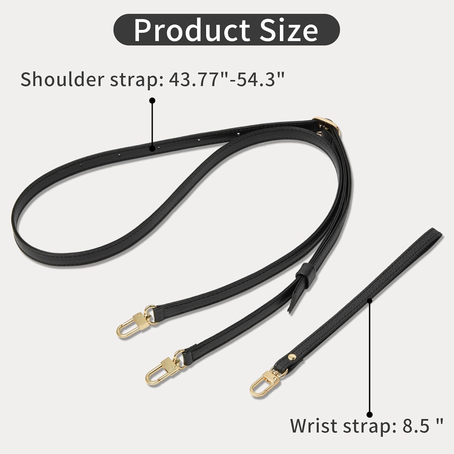 ZVE for iPhone 15 Pro Max Wallet Case Crossbody, Card Holder Phone Purse for Women, RFID Blocking Zipper Leather Cover with Wrist Strap for iPhone 15 Pro Max (6.7 inch)- Black - Image 7