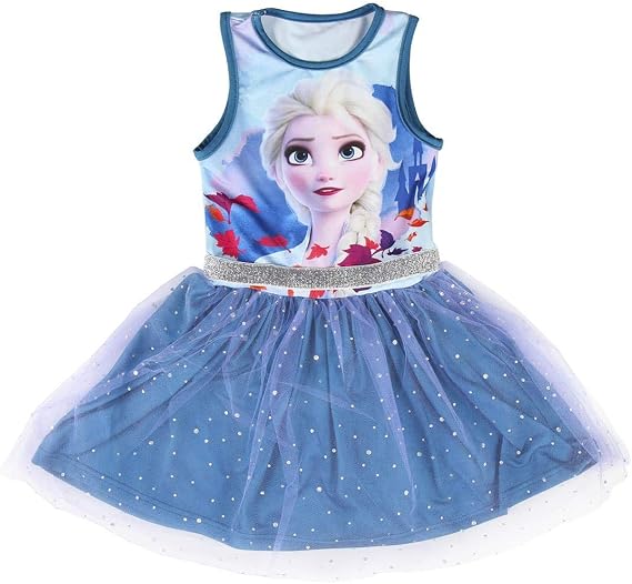 Disney Frozen 2 Vestido para Niñas, Falda Tul Tutú Ballet Brillante 3D,  Vestido Manga Corta Princesa Fiesta Cumpleaños, Regalo para Niñas, 2 a 6  Años (2 Años): Amazon.es: Ropa