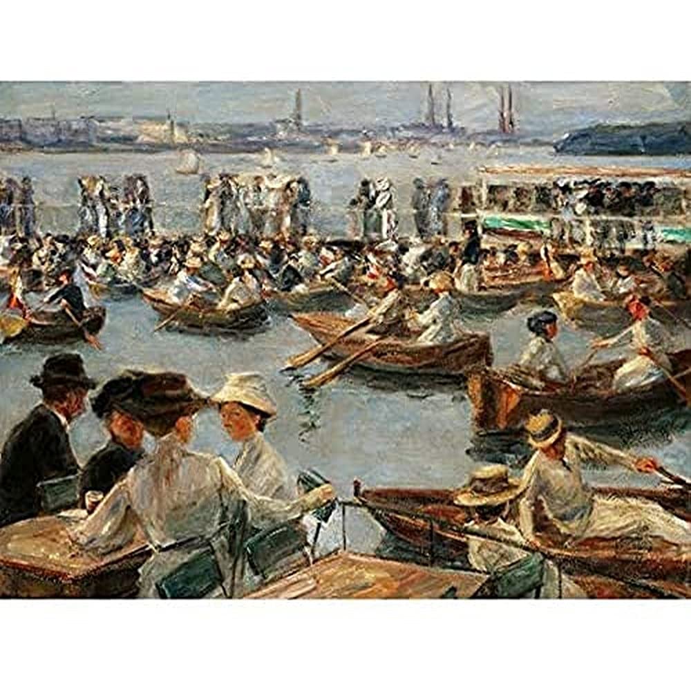 Max Liebermann On The Alster In Hamburg Unframed Wall Art Print Poster Home Decor Premium