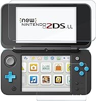 Vista 1 de RDFJ Protector de pantalla 2DSXL Protector de pantalla antiarañazos Protector de película de vidrio templado Juegos Accesorios de consola para nuevo