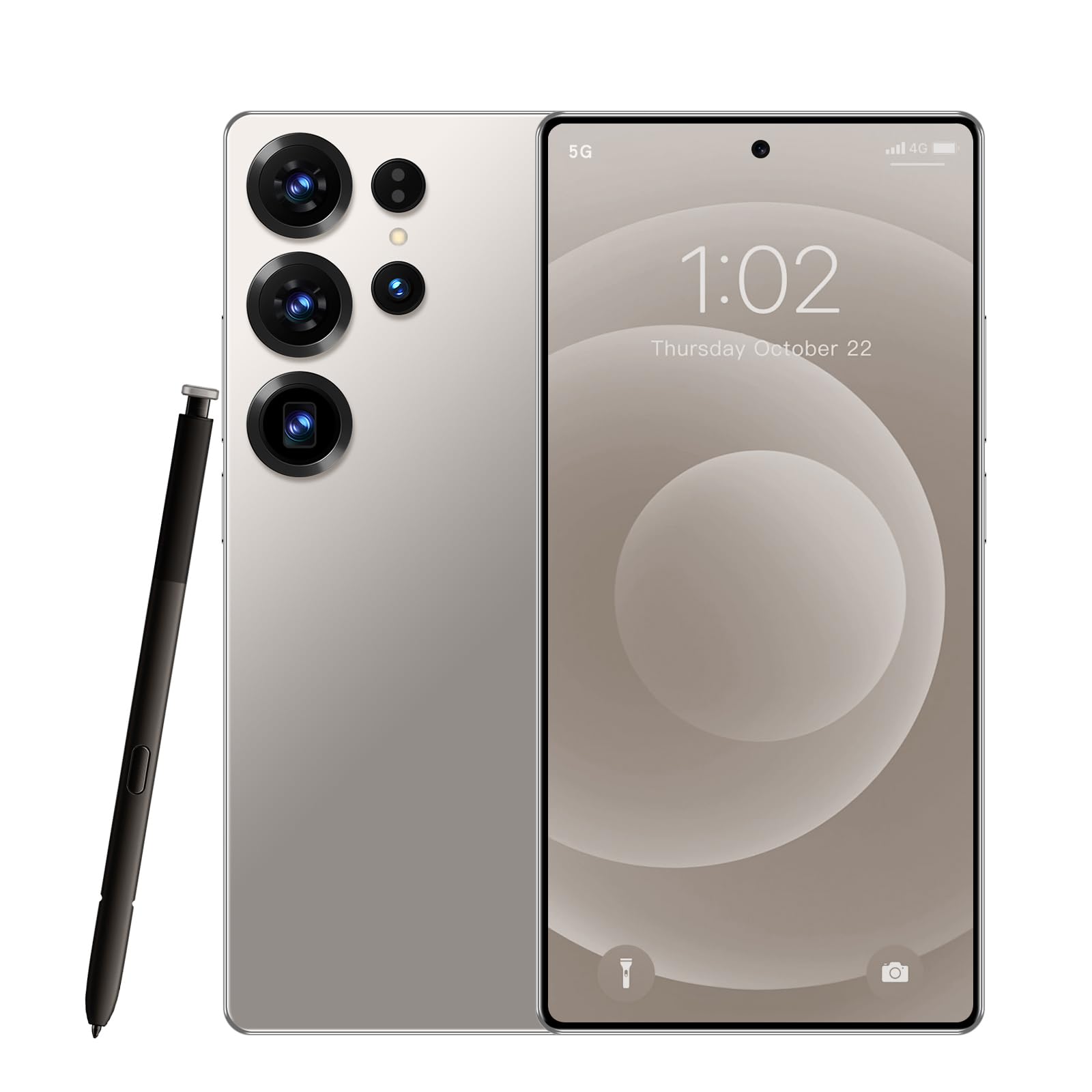 S25 Ultra 5G Unlocked Android Phones, Build in Pen, 16GB+512GB Octa Core Smartphone, Android 16 Phone, 108MP Zoom Camera, 6.9“ HD +120 Hz Screen, 7000mAh Battery, Dual SIM, Face Unlock-Silver — view 11