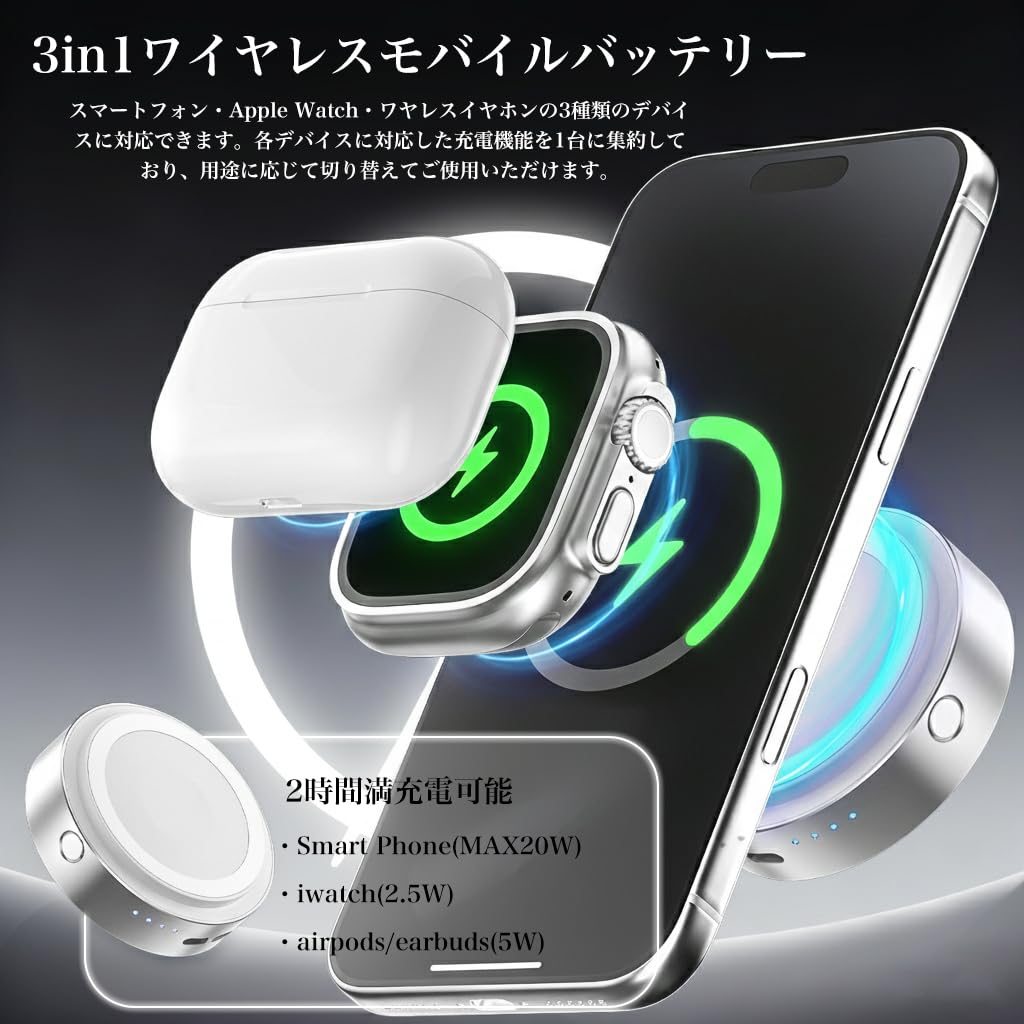 Amazon | Satray（サトレー） 両用 ワイヤレス充電器 モバイル