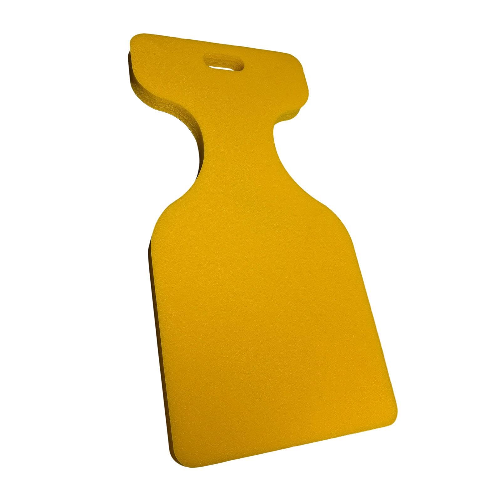 Bouée Aquatique en Forme de Selle, Jouet Aquatique pour Adultes, Aide à La Natation, Flotteur Insubmersible pour Piscine, Planche de Natation pour ADU, Jaune