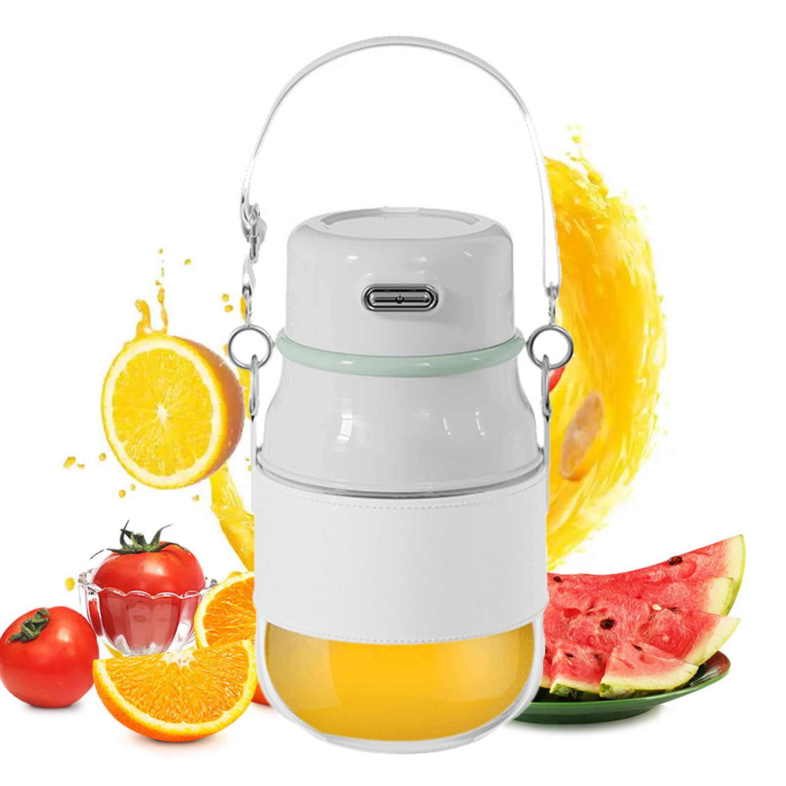 Osobista Wyciskarka Do Soku, Przenośny Blender Z 10 Szt. Ostrzy Ze Stali Nierdzewnej 304, Duża Pojemność 800 Ml I Prędkość 19200 Obr./min, Ładowanie Przez USB, Do Soków, Koktajli I Koktajli
