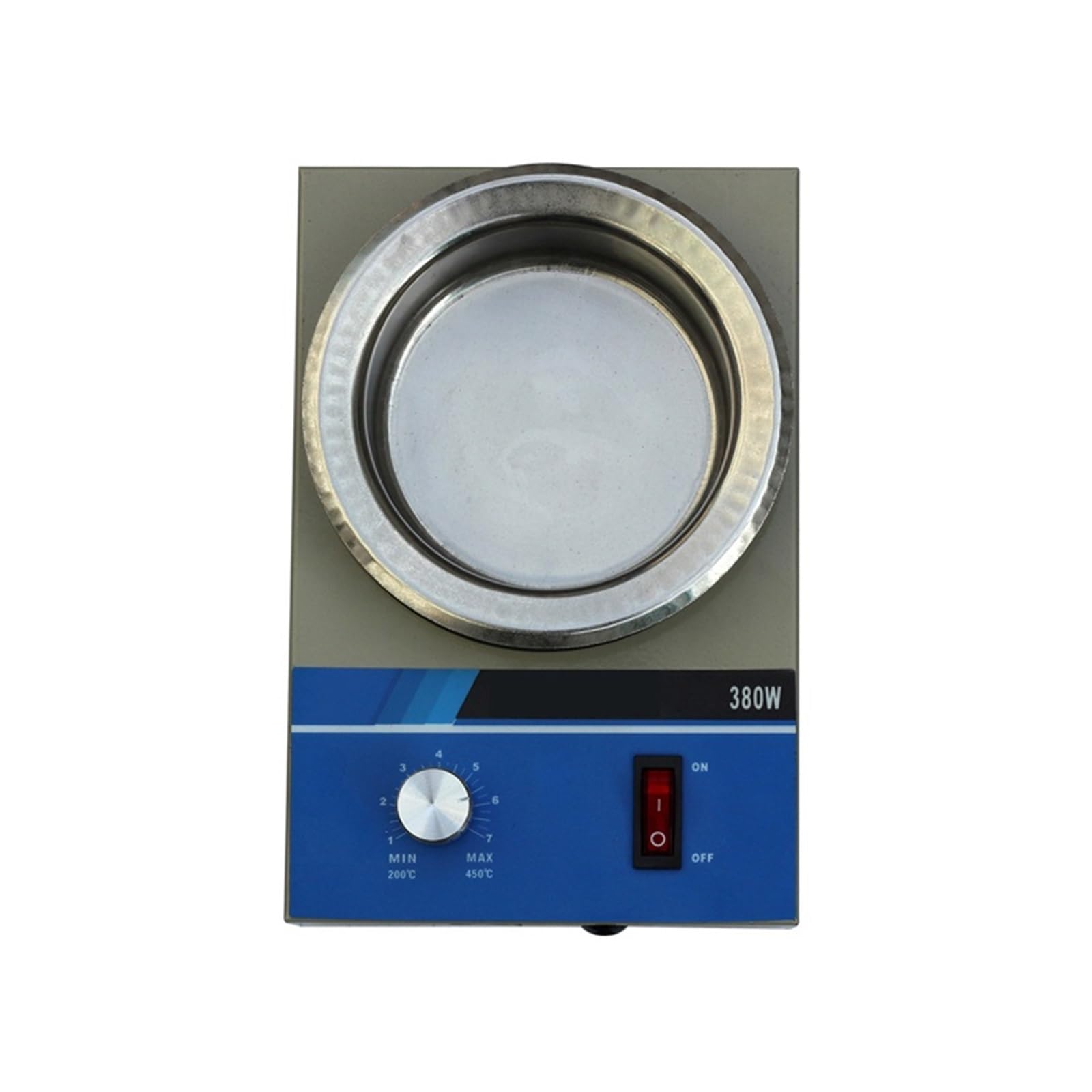 Olla de estaño for soldar sin plomo en miniatura ZB80D, horno de fusión de estaño de alta temperatura de 250W, 200-450'C, olla de grado(ZB-80D Lead Free)