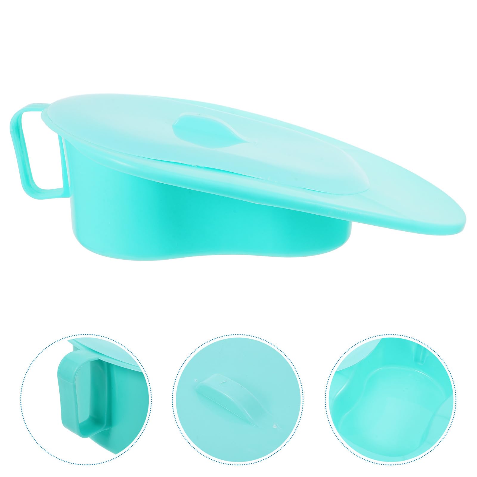 Padella Pp in Verde per Letto Coperchio Chiaro per Allettati