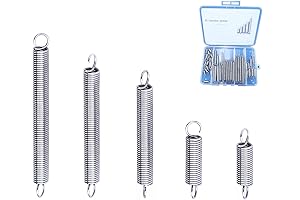 Assortment Kit of Extension Springs: 60 Pieces for Versatile Mechanical Applications