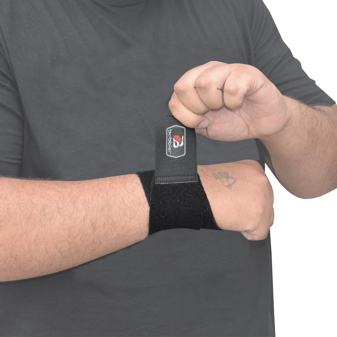 Babbler BTS-1003 Thumb Support, Basic Neoprene Wrist Supports with Thumb Hole for Better Grip & Velcro, 1 Pair-image-35