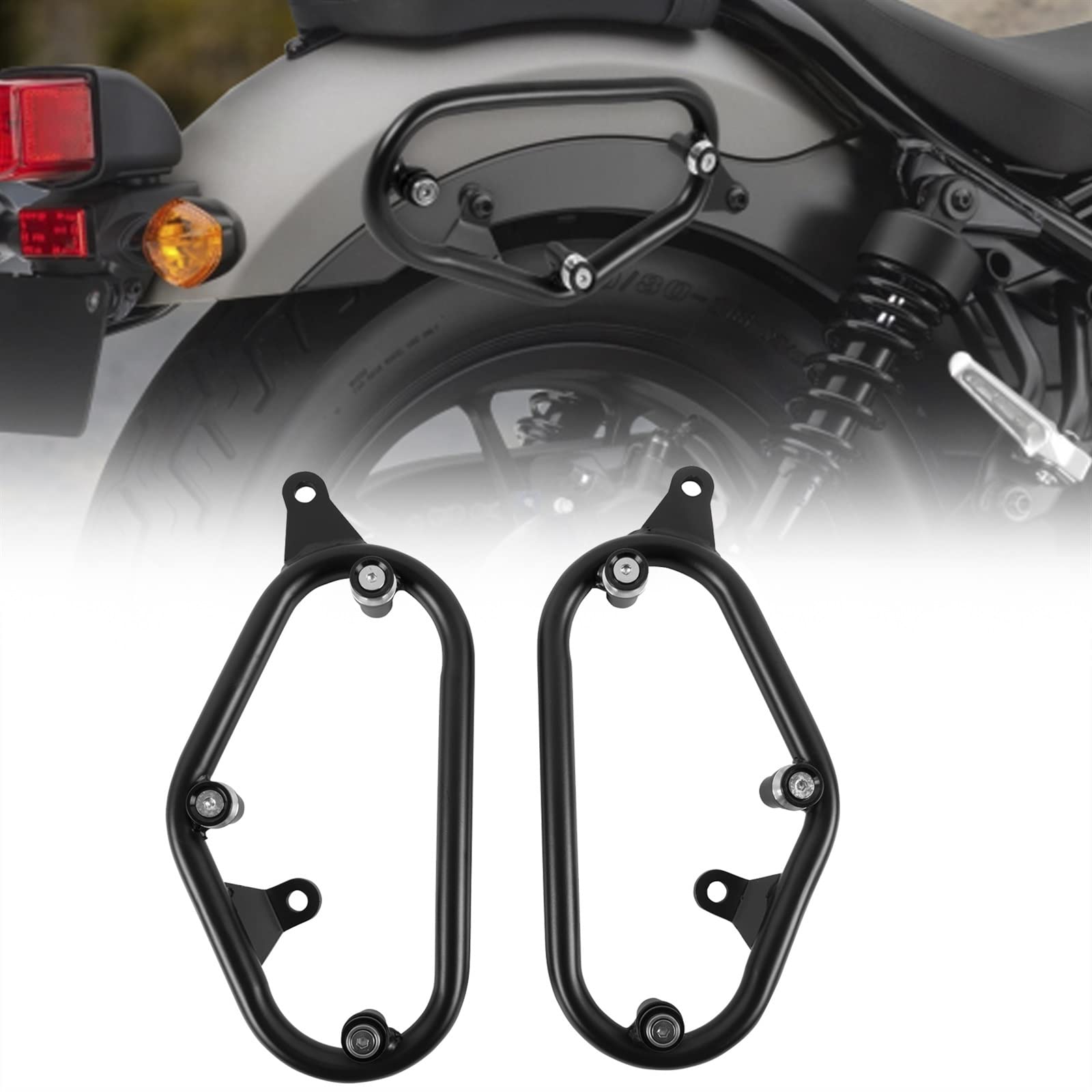 ROCKBROS Motorfietszijtas, Opslagtas voor stangen Compatibel met Honda