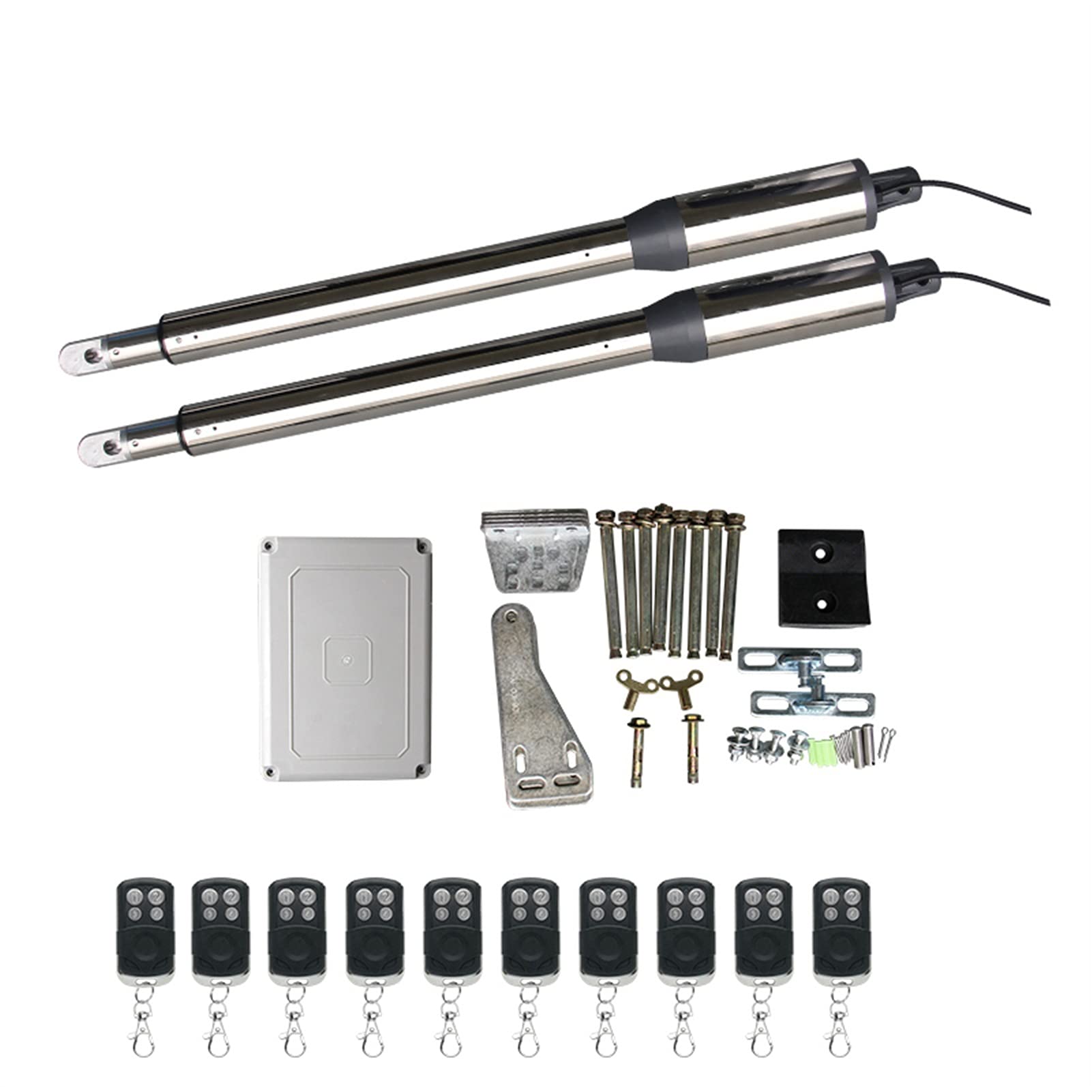 Apri della Porta del Garage, 300KG Automatico Dual Braccio Accogliente Opener Opener Opener Apritor PORTA APERTO APERTO APERTO APERTO for CONTROLLO ACCESSO SICUREZZA HOME(3 remotes)