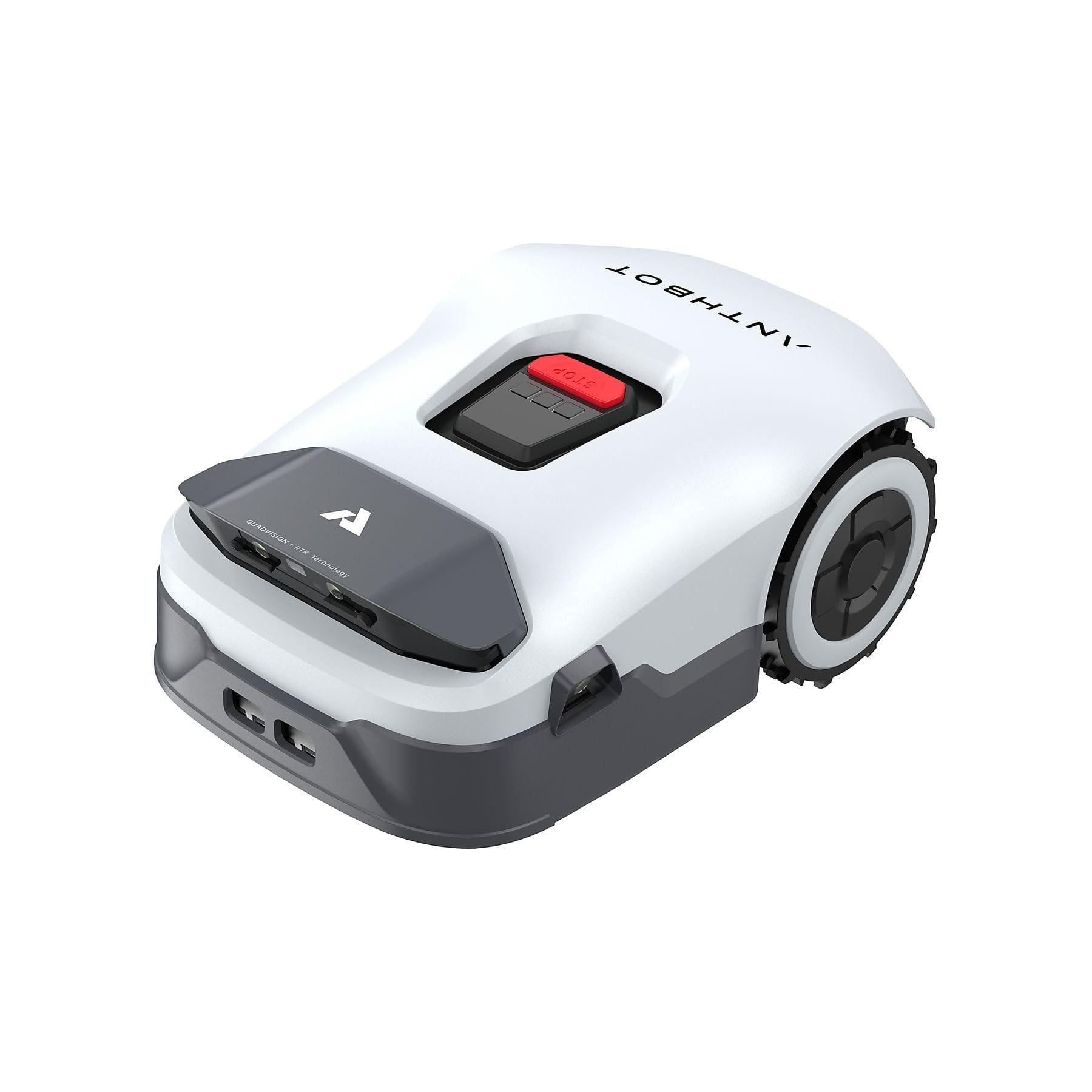 ANTHBOT Genie 600E Mähroboter ohne Begrenzungskabel, 600-900 m² | RTK + 4K KI-Vision, Automatische Kartierung, App & 4G Steuerung, Multi-Zonen, 45% Steigung, Hinderniserkennung