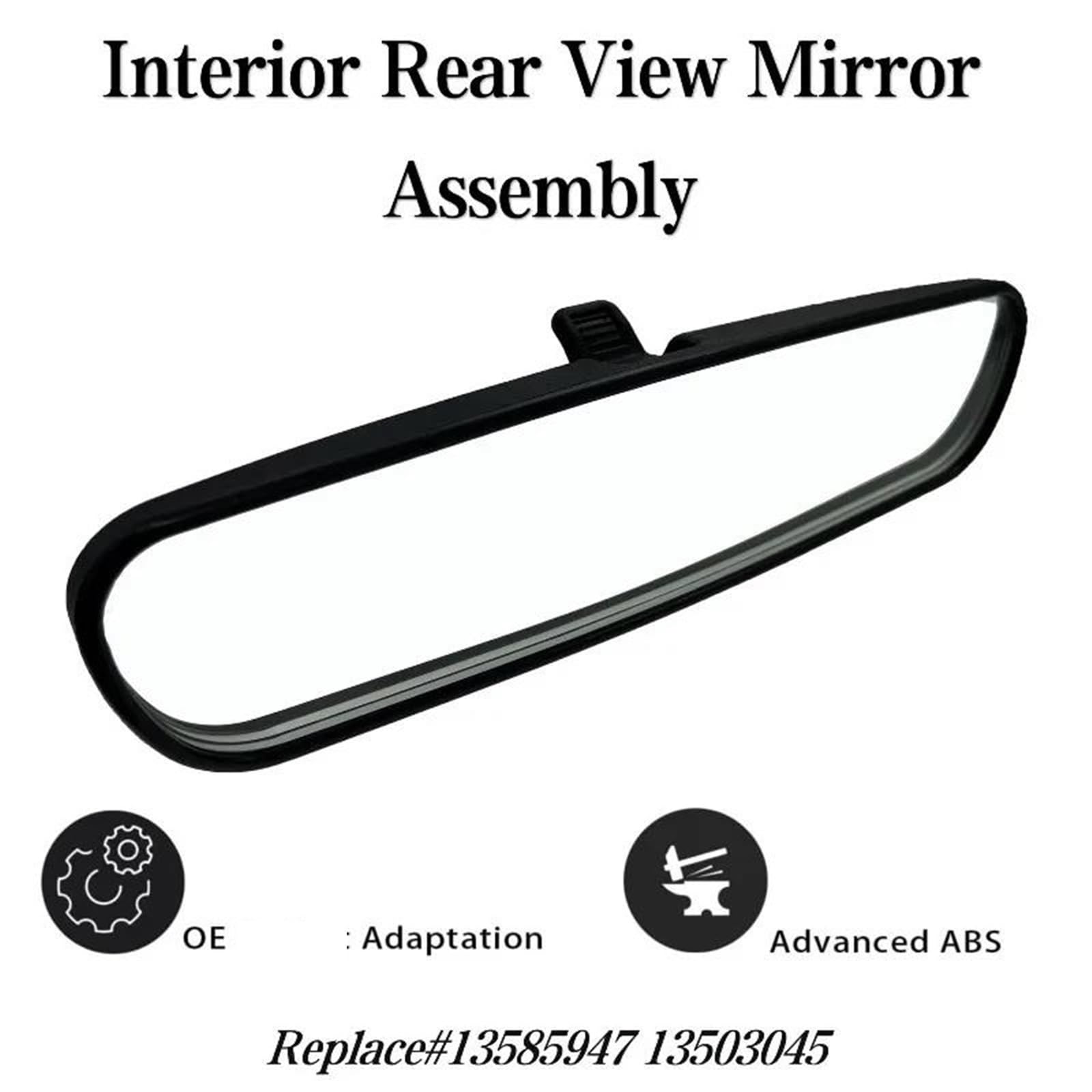 Rétroviseur intérieur Rétroviseur Intérieur Voiture Pour Blazer Pour Boulon Pour Cruze Pour Impala 13503045 13585947 Miroir intérieur Voitures