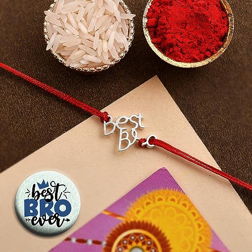 ascension Boys Best Bro Rakhi Designer Rakhi Raksha Bandhan Gift Band Bracelet Pearl Designer Rakhi For Brother Bhaiya Bro With Roli Tilak Rakhi For Brother With Best Brother Fridge Magnet (B0CDS49XS2) Amazon Price History, Amazon Price Tracker