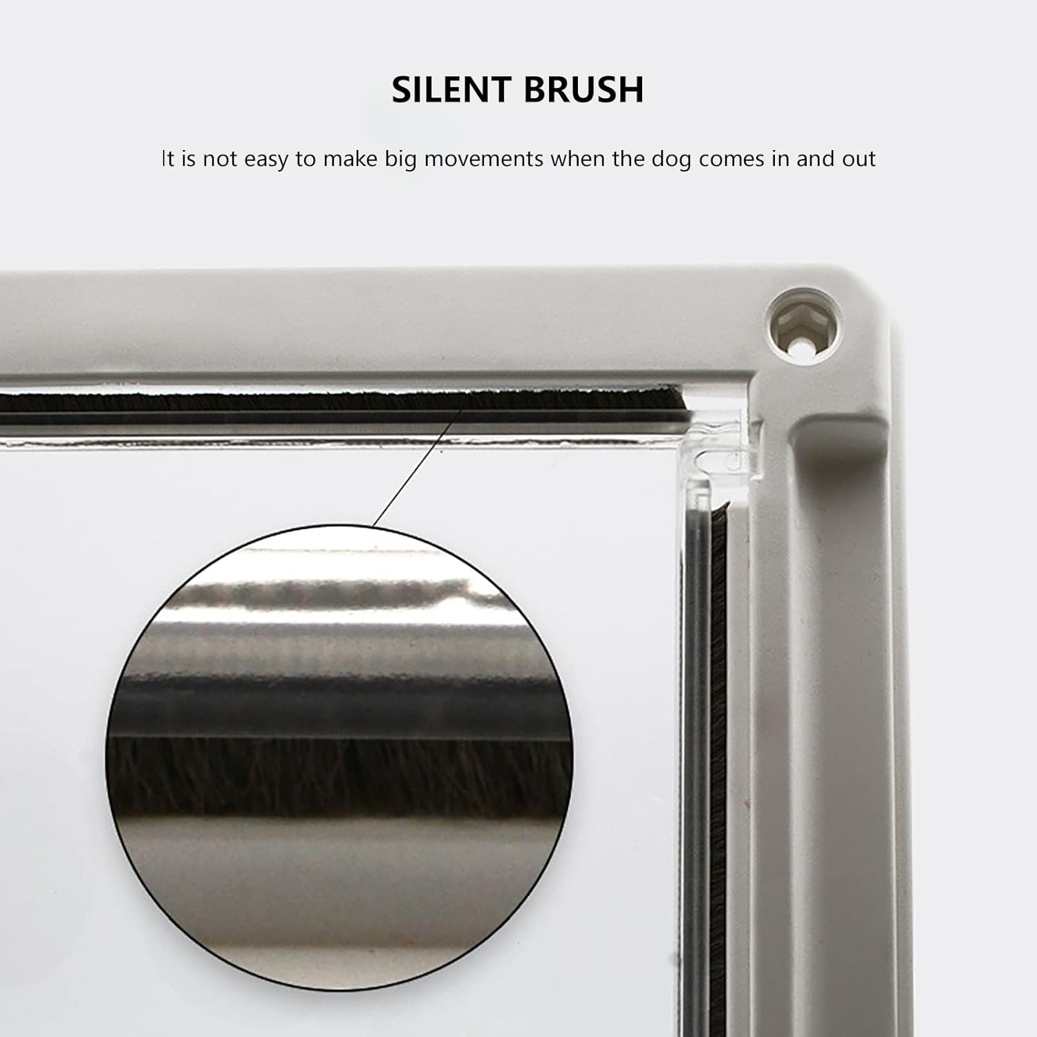 Pet Flap Door Large Cat Doors for Interior Exterior Doors Quiet Pet Doors for Small Medium Large Dogs and Puppies