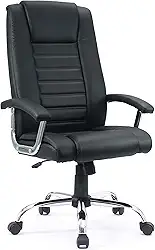 Cadeira de Escritório Presidente Ergonômica PU Duoffice Carrara DU501