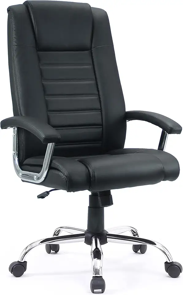 Cadeira de Escritório Presidente Ergonômica PU Duoffice Carrara DU501