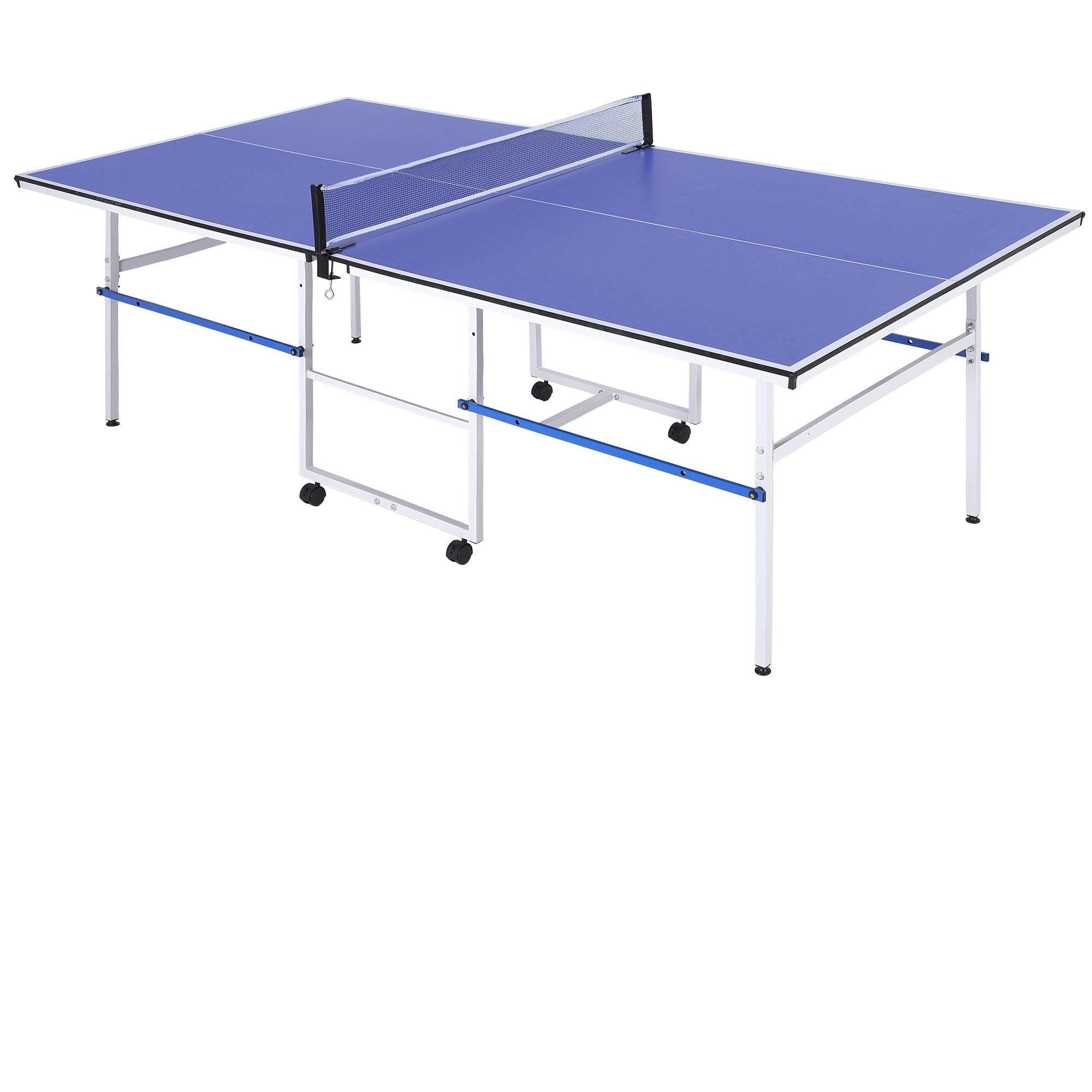 Garvee 8 ft Portable Ping Pong Table,Professional Indoor Outdoor Game Set