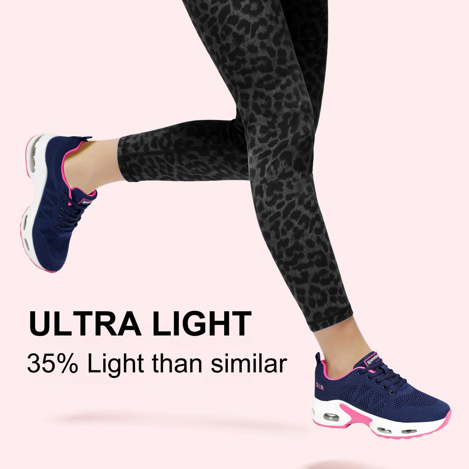 Myztra Scarpe Running Donna Traspiranti e Leggere Scarpe da Donna con Ammortizzazione Air Comode e Antiscivolo Scarpe Donna Ginnastica Outdoor Trekking Scarpe Fitness Donna