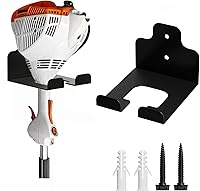 Vista 1 de Garage Organizer Trimmer Rack, Garden Power Tool Hanger Weed Whackers Holder Wall Mounted for Grass Trimmer, Hedge Trimmer, Garage Trimmer, Garden