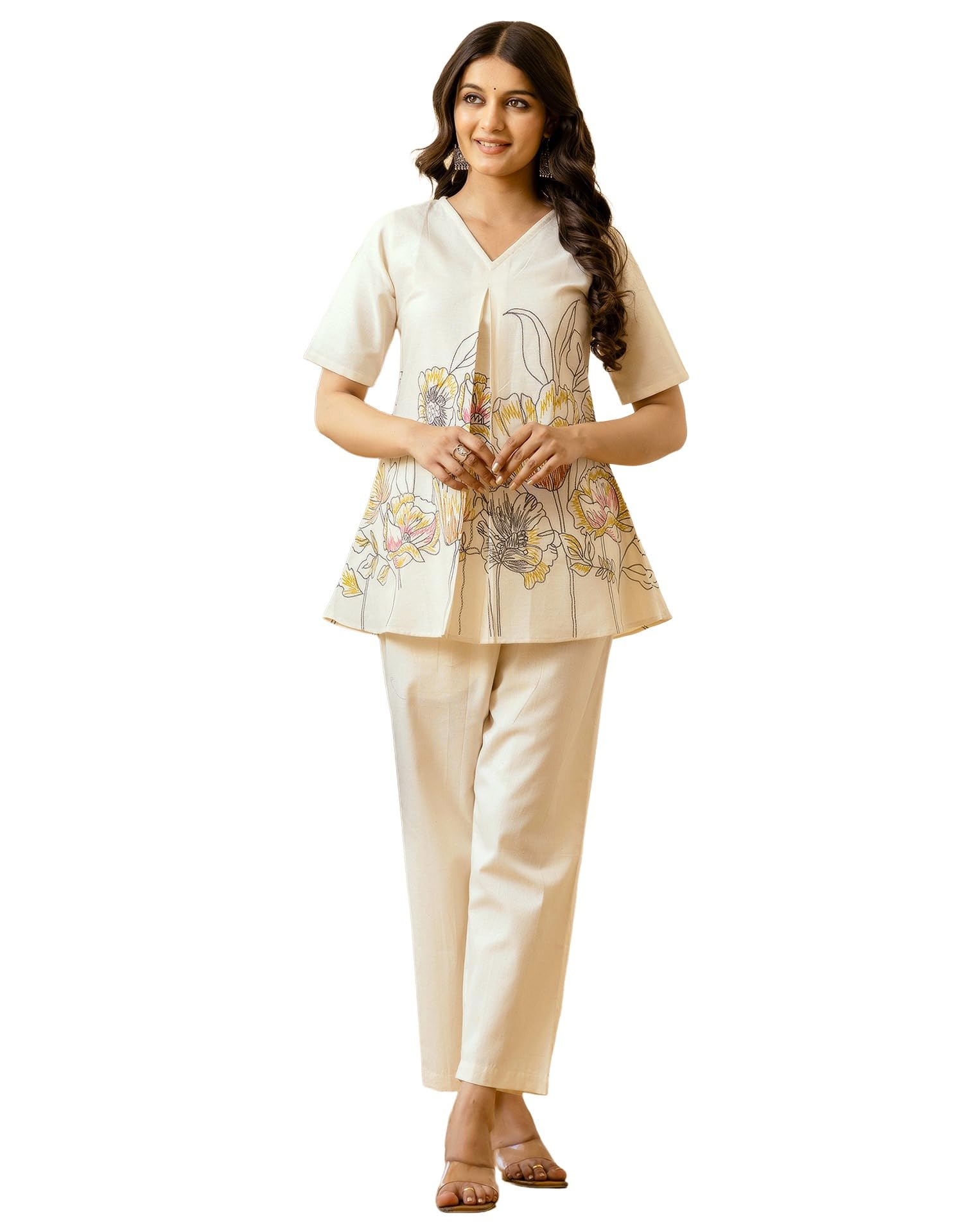 Co ord Set for Women Stylish, Cord Set for Women Cotton-image-18