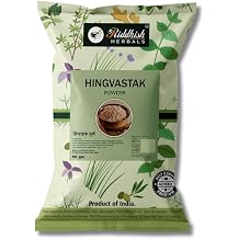 Hingvashtak Powder Pack of 150g Each Traditional Herbal Blend with Hing, Saunth, Jeera, Ajwain & Pippali Plant-Based Botanical Powder