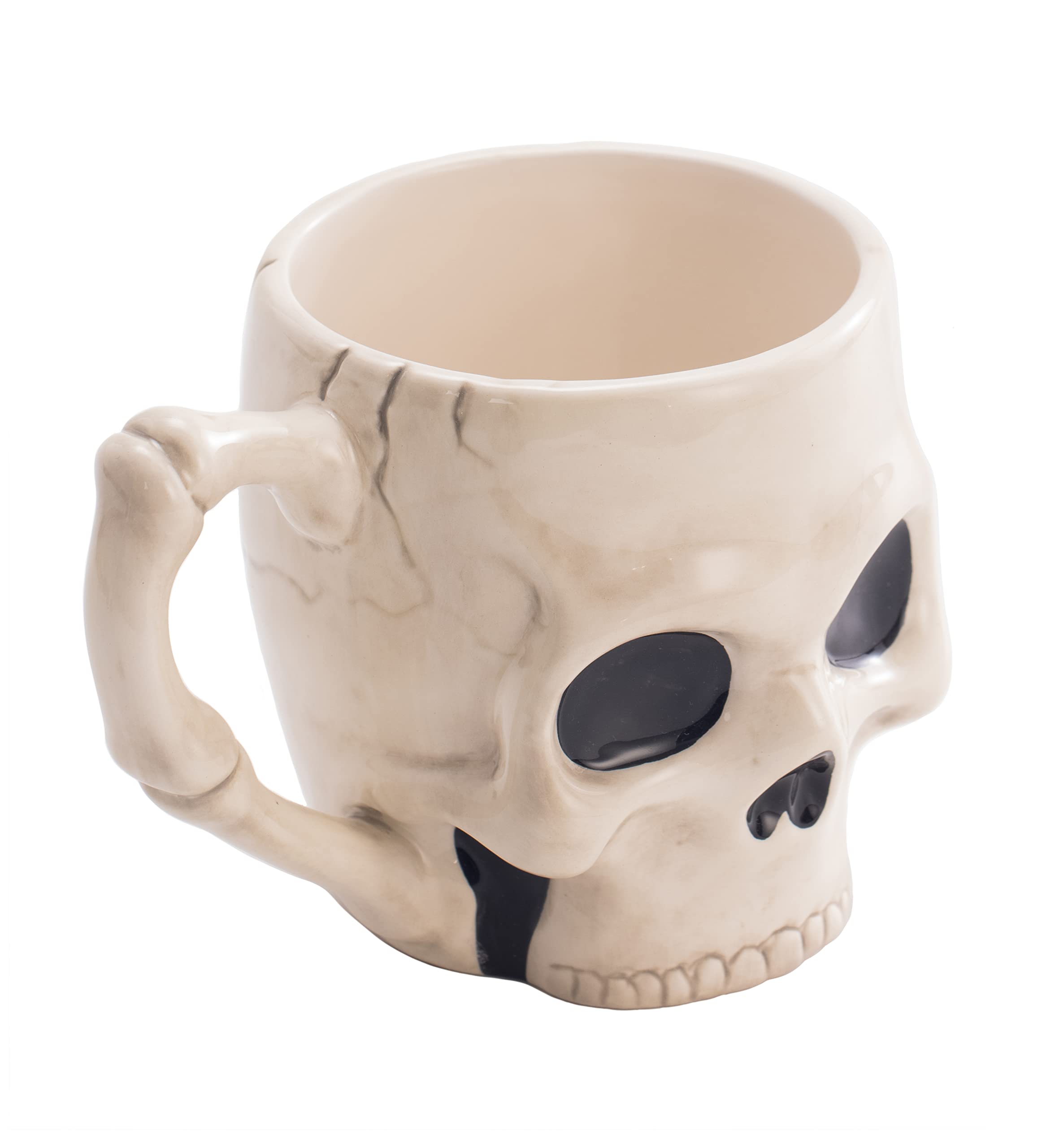Amazon.com: Bico Halloween Skull Ceramic 16oz Mugs, for coffee, tea, hot  chocolate, Microwave and Dishwasher Safe : Home & Kitchen