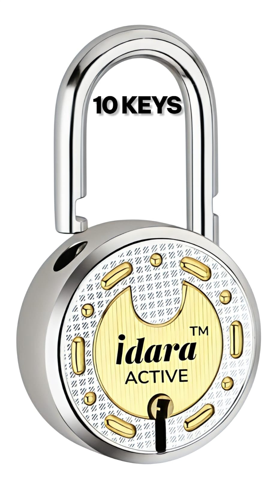 Idara Active 65MM Double Locking Padlock with 10 Keys-image-9
