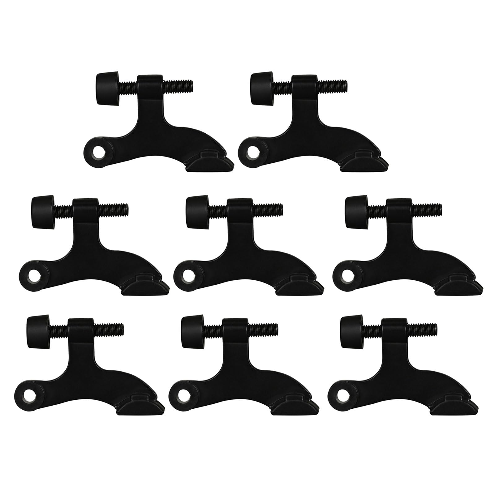 Nucelit 8 Pieces Upgrades Door Hinges Set Us Type Hinges Pin Door Stop Homes Renovations Stoppers Set For Enhances Stability Secure Mounting Solution