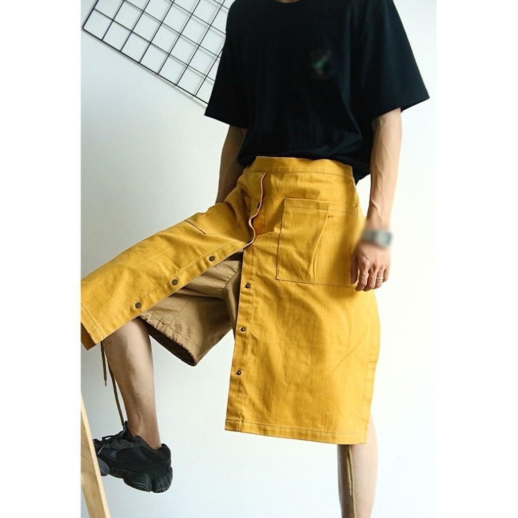 Delantal de chef para hombre y mujer, estilo coreano, moderno, cocina, hotel, restaurante, camarero, ropa de trabajo