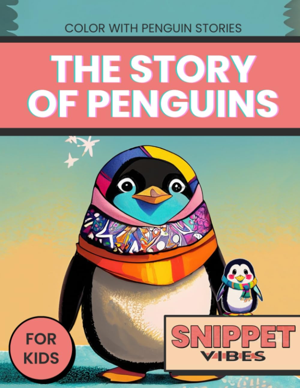 The Story Of Penguins: Coloring Books For Kids (Kid's Coloring Books : Color With Stories)